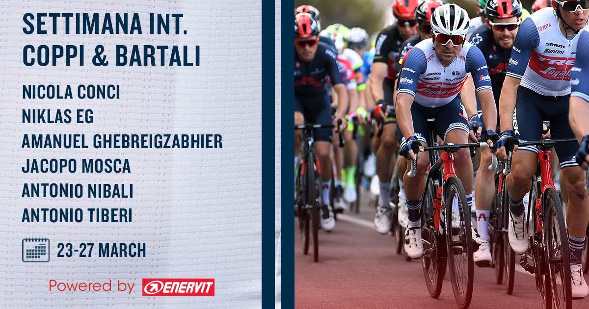 It’s a non-stop schedule in Italy 🇮🇹 Five race days at Settimana Internazionale Coppi & Bartali, starting tomorrow 👊