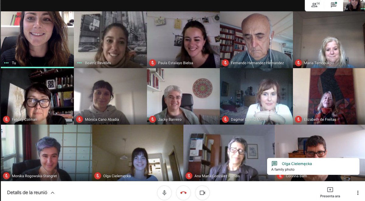 Annual (virtual) meeting with the team of the journal! So nice to see each other and share thoughts to keep growing! #matter #newmaterialisms #feminism