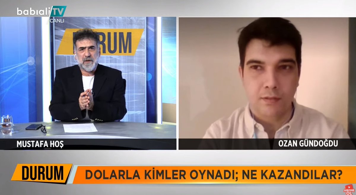 Gazeteci <a href="/ozngndgdu/">Ozan Gündoğdu</a>, Babıali TV'de

Ozan Gündoğdu:
🗨️Naci Ağbal'ın yaptığı bütün faiz artırımları, bir günde çöp oldu.
🗨️Rejimin bütünü yanlışlar yaratıyor ve bu yanlışların sonuna gelindi.

Mustafa Hoş ile DURUM'u izlemek için:
youtu.be/VKJSUdwc7AU