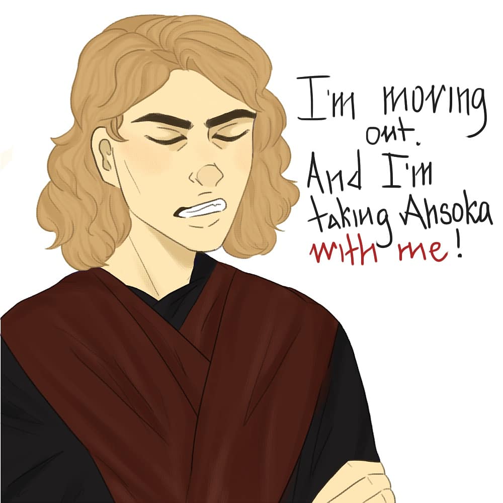 so this is how anakin became evil based on disaster lineage incorrect quotes  from tumblr [#Starwars × #obiwankenobi × #anakinskywalker × #ahsokatano ×  #tcw × #swtcw], image size:1000x1000