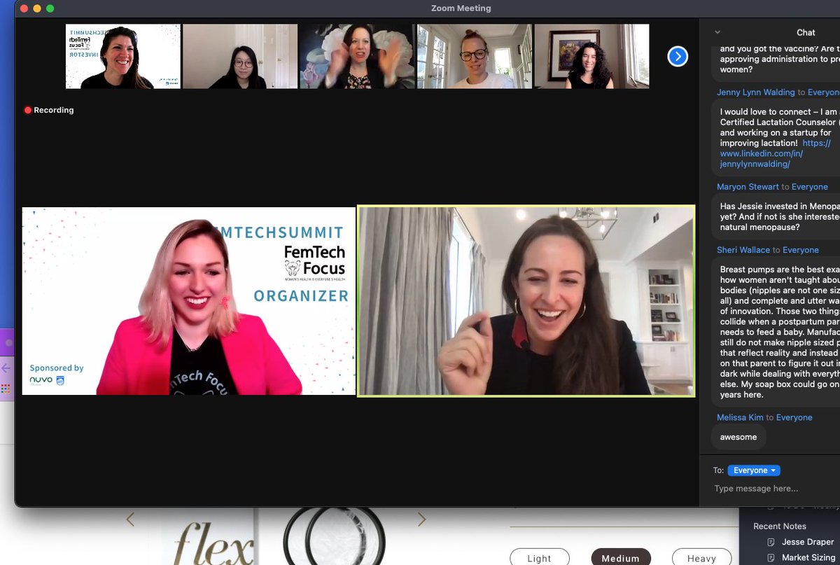 JessicaRKarr's tweet photo. #femtechsummit with @DrBrittB and @JesseDraper having a femtech laugh and I'm not even going to reveal what was so funny. Join us for the second half in a few hours! https://t.co/iVkuEesx35 😎 https://t.co/Kn4YgRILIC