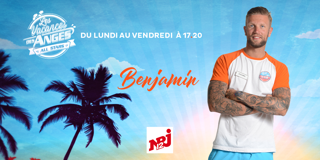 NRJ12lachaine's tweet photo. ☀ Retrouvez #BenjaminMachet dans #LVDA : All stars
👉 Maintenant sur #Nrj12 ! https://t.co/qJ7GFE31u9