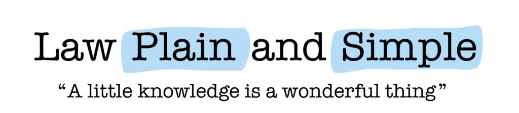 Just what you need to know, in plain English.
lawplainandsimple.com #law #smallbusiness #employmentlaw #familylaw #criminallaw #property #divorce