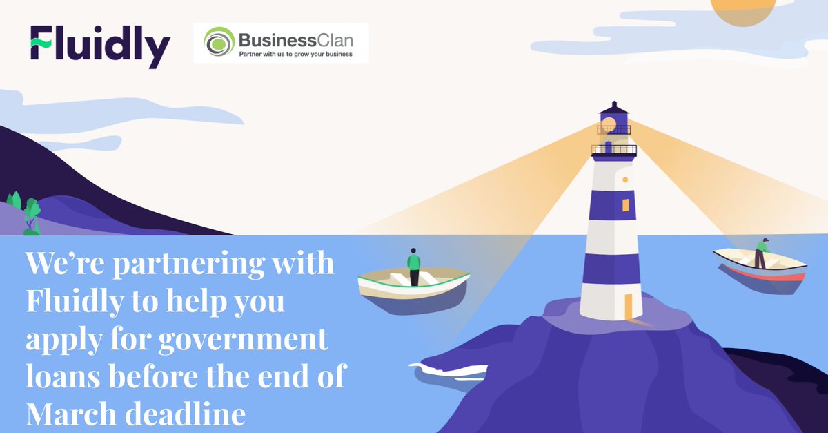 Did you know that the government-backed CBILS #loanscheme ends this month? 0% interest and no fees to pay for a year. We offer a free, no-obligation #funding review through our partner @Fluidly , an FCA-regulated broker. See your options in 30 seconds: fluidly.com/business-clan-…