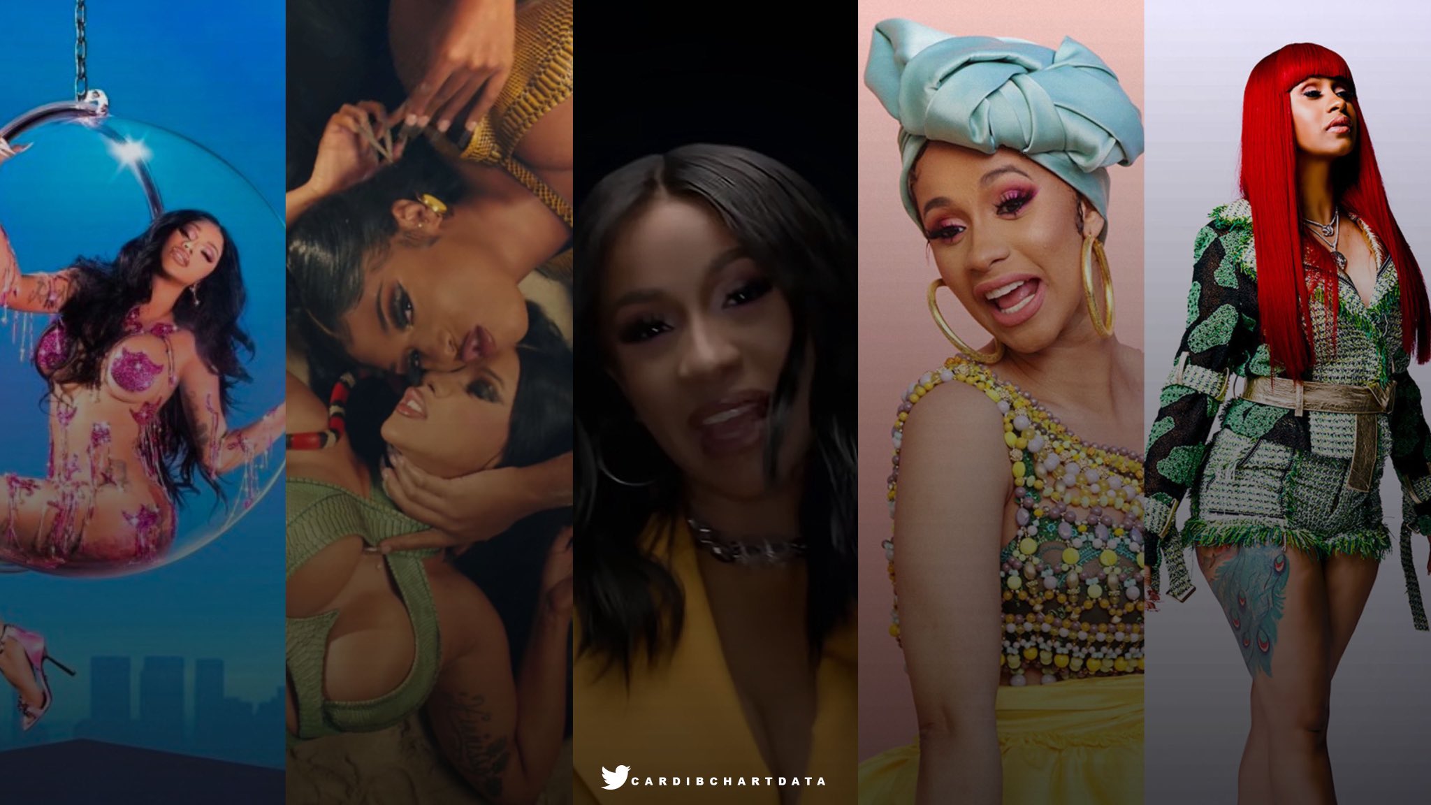 Chart History Cardi B 