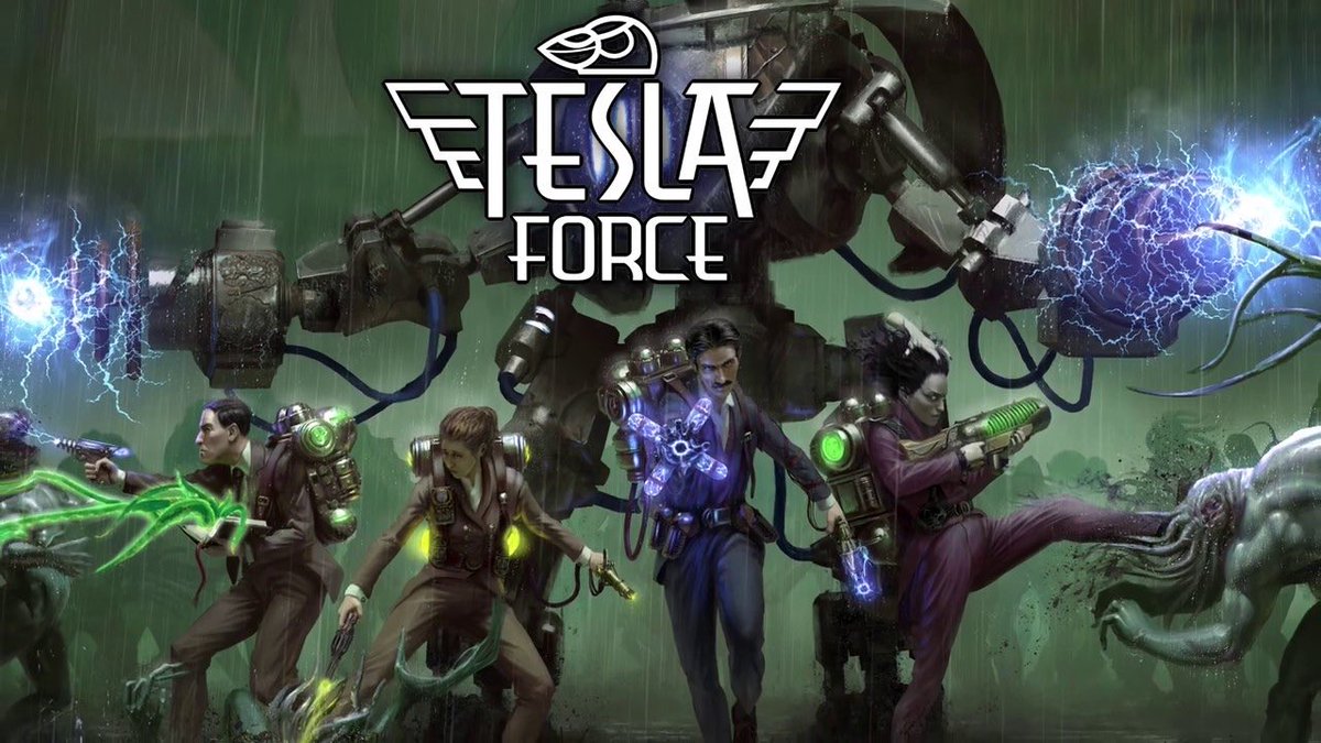 SethTrav's tweet photo. Were you looking for a top down steam punk turn of the century justice league?! Well look no further than the 1910s super scientific team up #TeslaForce! They land on Nintendo Switch this Thursday and you can see our early gameplay right here 

https://t.co/fJk94Oqp2D https://t.co/21dfQCiw0j