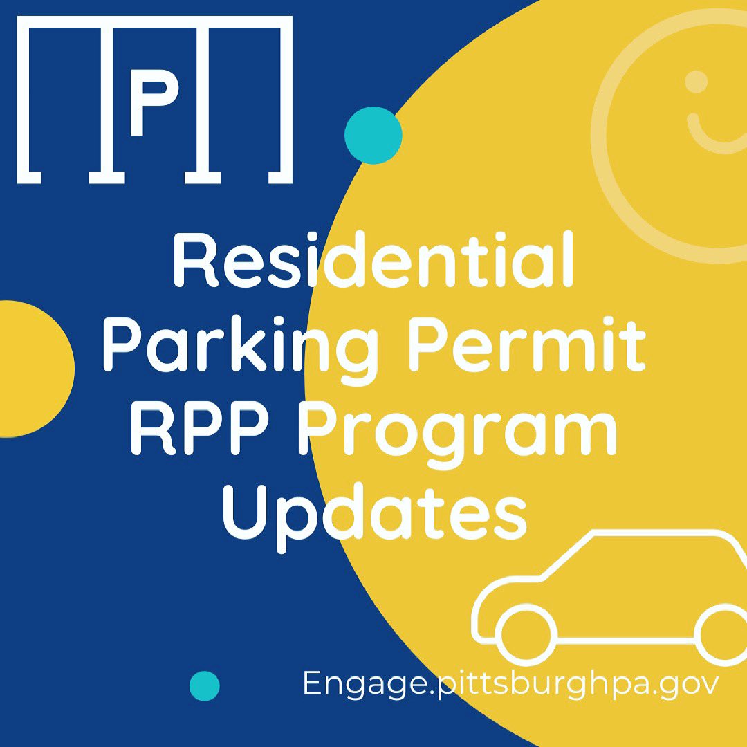PghSmartCommute's tweet photo. New Residential Parking Permit Program. Give feedback at https://t.co/k07hNnTHli 
Online feedback from residents
March 10- April 25, 2021 https://t.co/zpIT2KjFZP