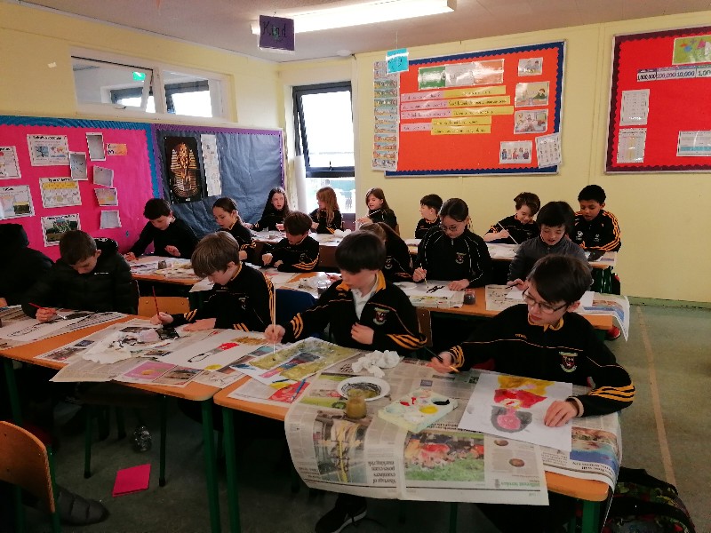 EmbassiesSteam's tweet photo. Virtual Italian Mobility Day 1. Great artists at work in cooperative painting tasks @EmbassiesSteam  @Leargas_etwinn  @DamiansNS  @Leargas @Mersinyenisehi1 @eTwinning_Ita @Erasmus_Project @ErasmusPlusRO https://t.co/dKS6vbakxw