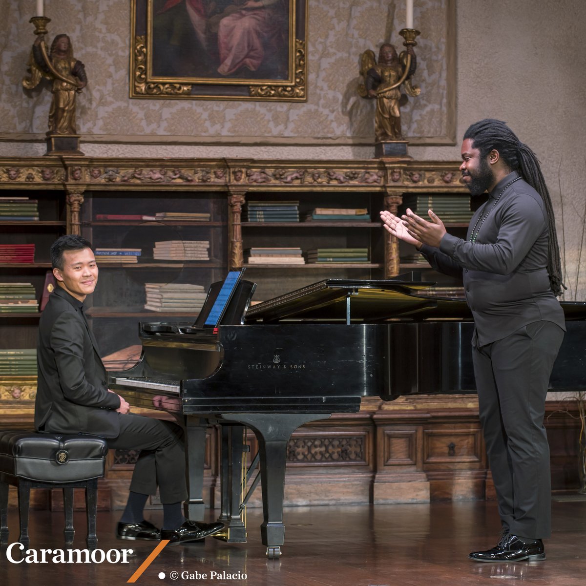 Caramoor's tweet photo. Yesterday's concert featuring @dashonburton and @DavidthePianist was AMAZING! The stream is still available to watch on-demand at any time between now and Tuesday 3/23 at 5:00pm. Watch before it goes away! >> https://t.co/8ka6SLcMoQ https://t.co/DcuAg4Pw2p