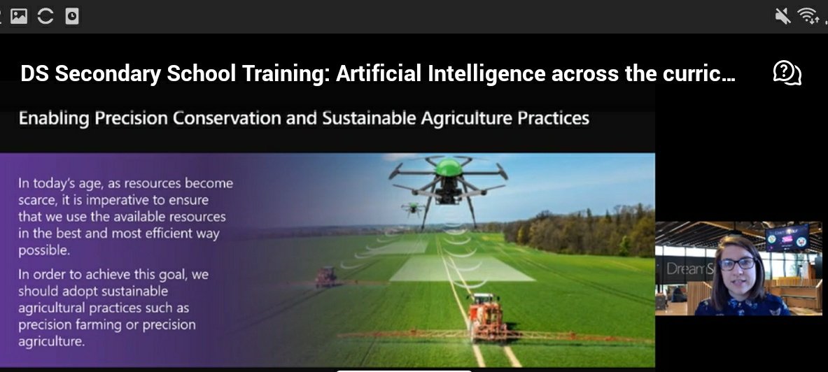 sjayc's tweet image. Enjoying this evenings webinar from @msajolliffe and @coreyhughesICT  of MS #dreamspace. How to integrate #AI into the #postprimary curriculum.Applicable to so many subjects, and lots of demos that could be used in school. @colaistebride
microsoft.com/en-us/research…
