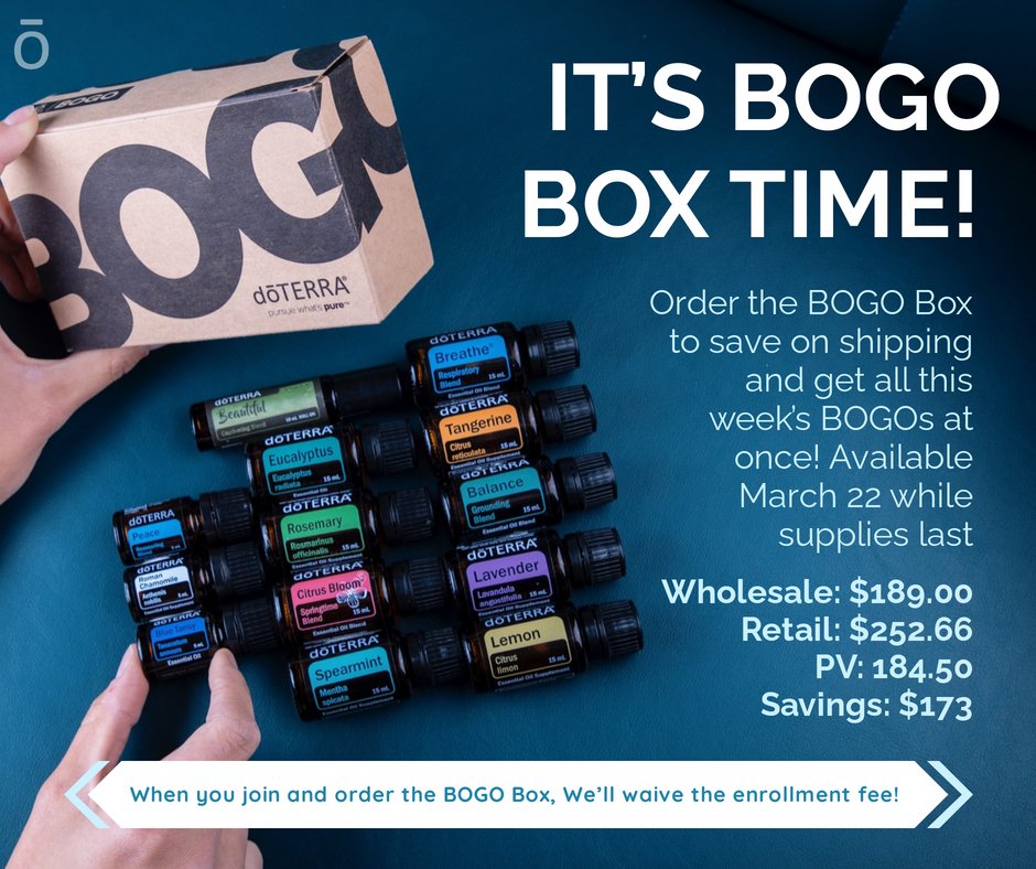 CountryDoc1993's tweet photo. Order the BOGO Box to save on shipping and get all this week’s BOGOs at once! And for new customers who enroll when they buy this week’s BOGO Box, we’ll waive the membership fee! Available March 22, while supplies last! https://t.co/0tELkHaGLY