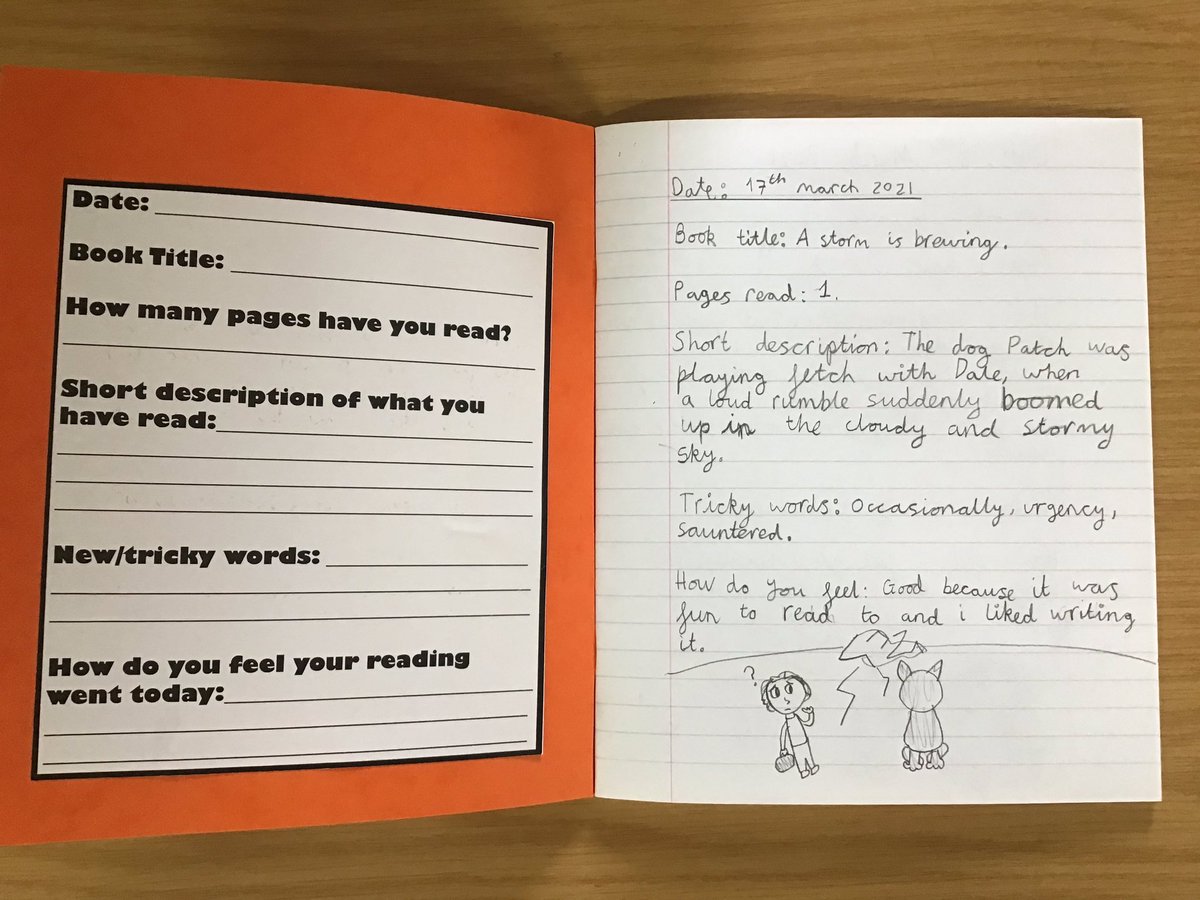 PDCSYr4's tweet photo. Y4 @PDCSPrimary are looking to take their reading beyond their comfort zones and into the realm of imagination! To help guide them, a #ReadingJournal will stay by their sides and will showcase their excellent #summarising skills. Eva has made a fantastic start! #ReadingBehaviour https://t.co/ascx08J7iV