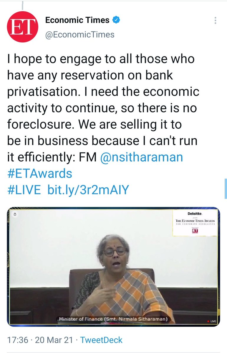 PMC Bank Crisis (@bank_pmc) on Twitter photo Before you engage with others suggest you first disengage with your role as a finance monster (minister) <a href="/nsitharaman/">Nirmala Sitharaman</a> <a href="/EconomicTimes/">Economic Times</a>
<a href="/RanvirShorey/">Ranvir Shorey</a>
#WhoLootedBanks #PMCBankVictims
#FMResign Before you engage with others suggest you first disengage with your role as a finance monster (minister) <a href="/nsitharaman/">Nirmala Sitharaman</a> <a href="/EconomicTimes/">Economic Times</a>
<a href="/RanvirShorey/">Ranvir Shorey</a>
#WhoLootedBanks #PMCBankVictims
#FMResign