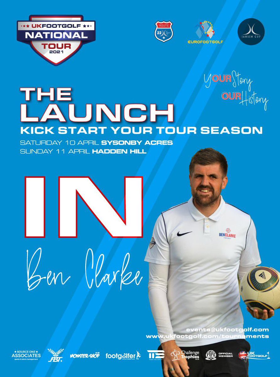 Can’t wait to get started again on The @UKFootgolf Tour! A big year ahead with Euro FootGolf in Hungary 🇭🇺 A massive thank you to @1Sourceone , @likeelectrical & @gatwickfootgolf for the continued support through these difficult times. ❤️⚽️⛳️