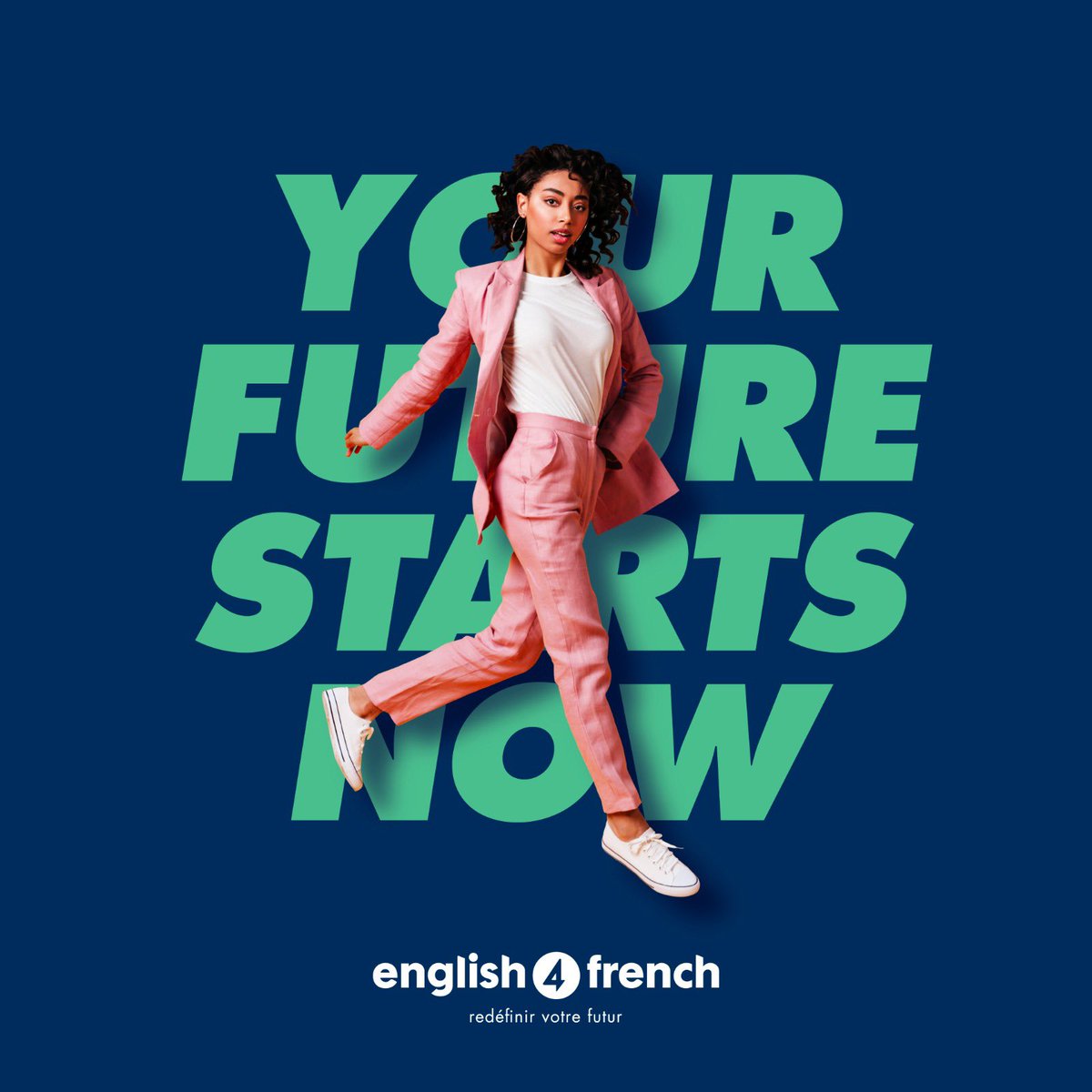 TheWernAgency's tweet photo. NEW WORK ALERT. @HadrienChatelet  creates a new brand for @English4French https://t.co/eAd2k9gGuW