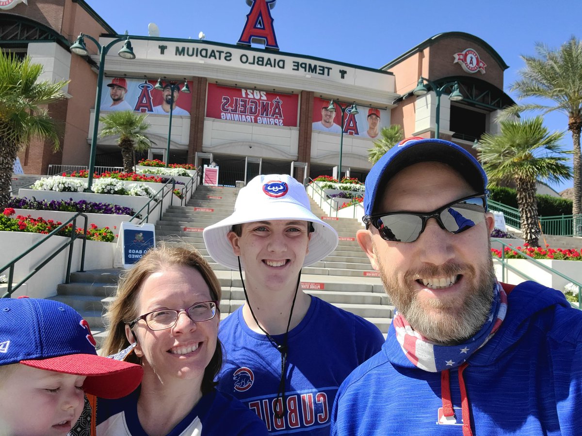 Cubs baseball playing at the Angels. Lots of future Hall of Famers to see today.
