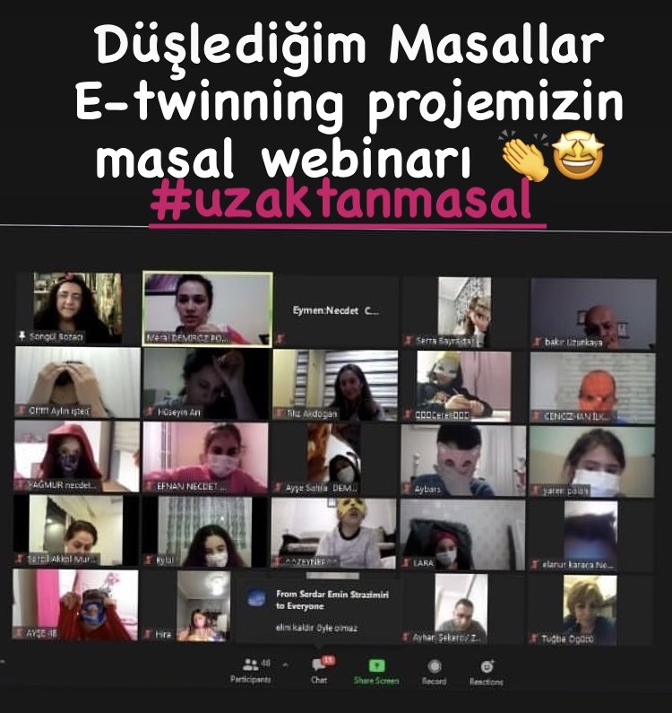 Songül Bozacı ile masal webinarımız #uzaktanmasal ⁦<a href="/ErsahinMustafa/">Mustafa Erşahin</a>⁩ ⁦<a href="/BakirkoyMEM/">Bakırköy İlçe Millî Eğitim Müdürlüğü</a>⁩ ⁦<a href="/ismaileraydursn/">İsmail Eray Dursun</a>⁩