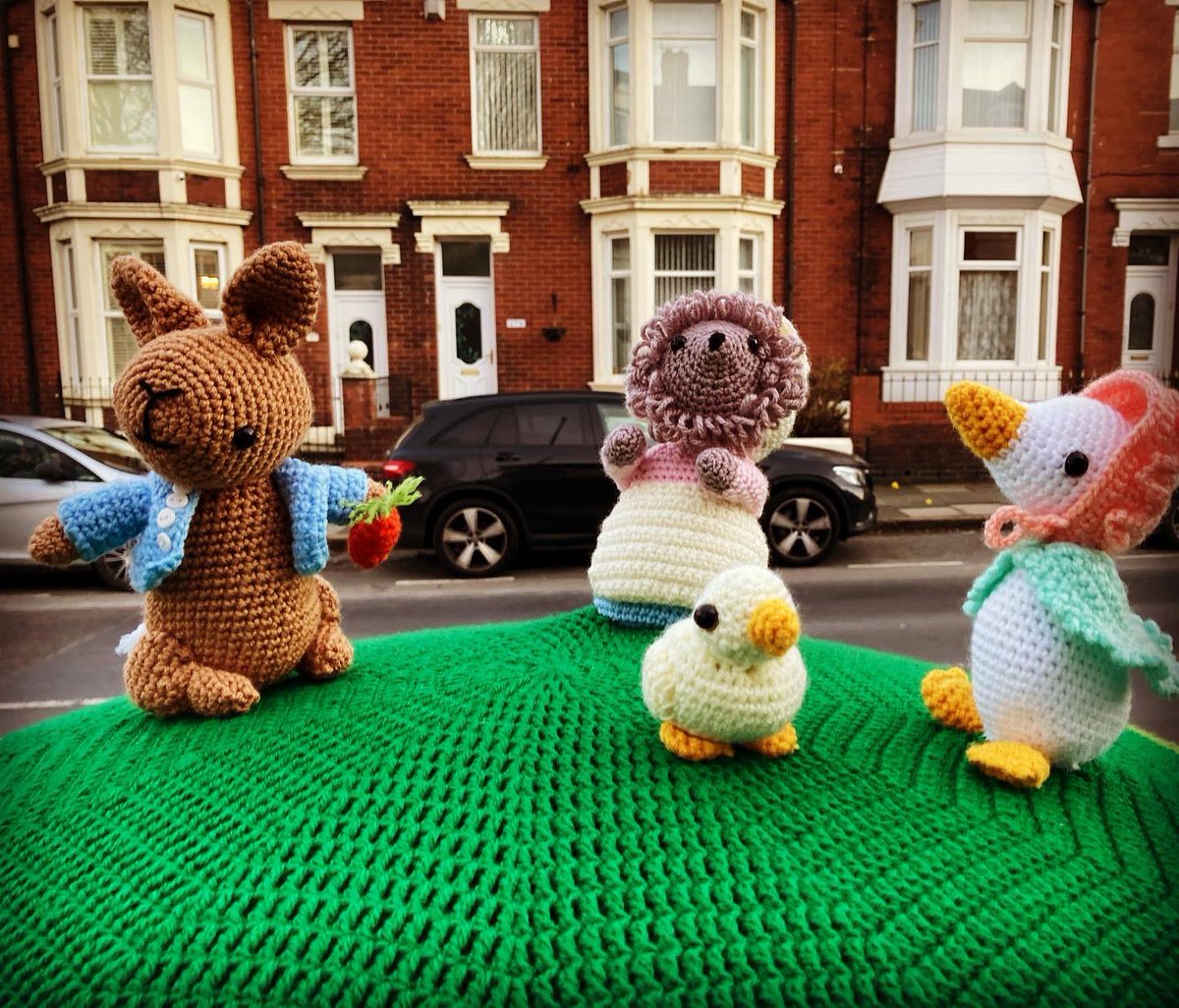 Great find while out for the evening run. #peterrabbit #beatrixpotter #running #runner #bekind