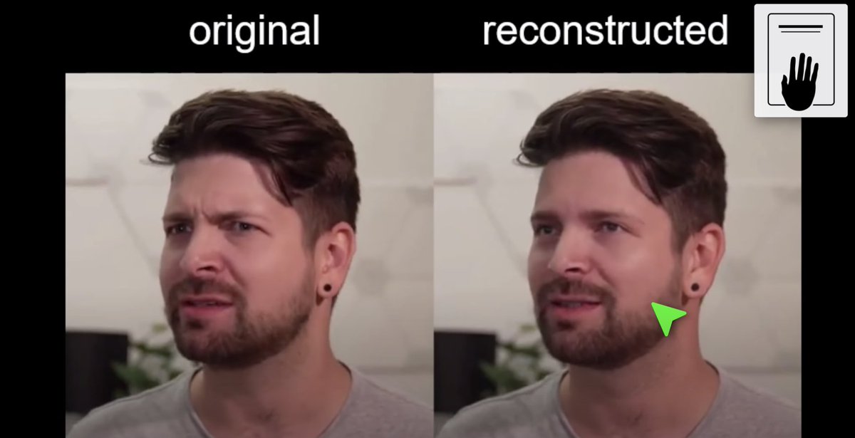 SpinifexNYC's tweet photo. NVIDIA has developed an impressive methodology for one-shot talking-head synthesis that could drastically reduce the bandwidth requirements for video calls: via @twominutepapers @ayushthakur0 https://t.co/zSQ79roOyZ #DeepLearning #GAN #VideoReconstruction #MotionTransfer https://t.co/fZxk0fFZy3
