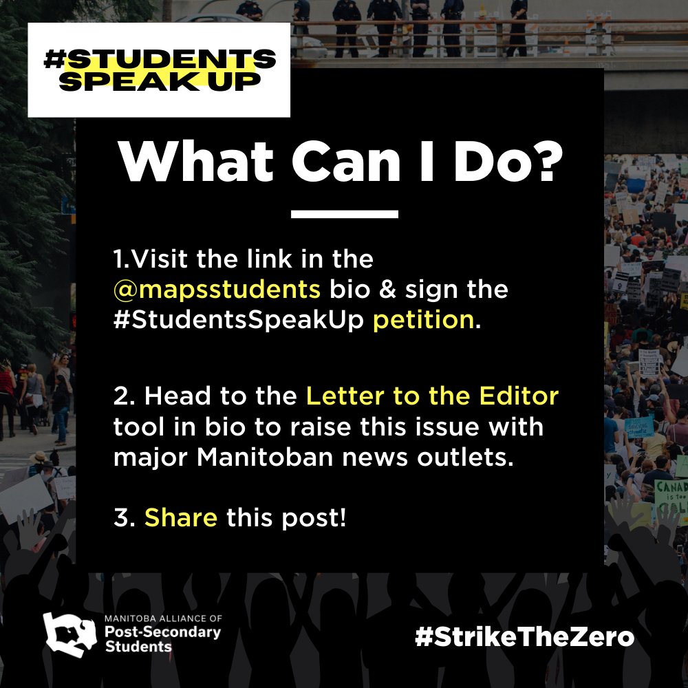 Students like you are choosing to speak up this week. Read why Tabitha supports MAPSS' advocacy on easing bargaining mandates 🗣 Click the link below to raise your voice with us:

linktr.ee/mapss
<a href="/mapsstudents/">mapsstudents</a> 

#StudentsSpeakUp