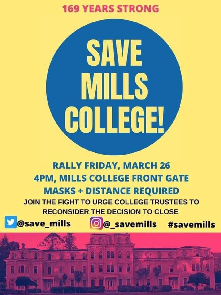 Sheng_Thao51's tweet image. I stand in solidarity with the workers and alums of @MillsCollege in urging the Trustees to reconsider their decision to close this incredibly important institution. Join me this Friday to demand reconsideration and #SaveMills @save_mills @seiu1021