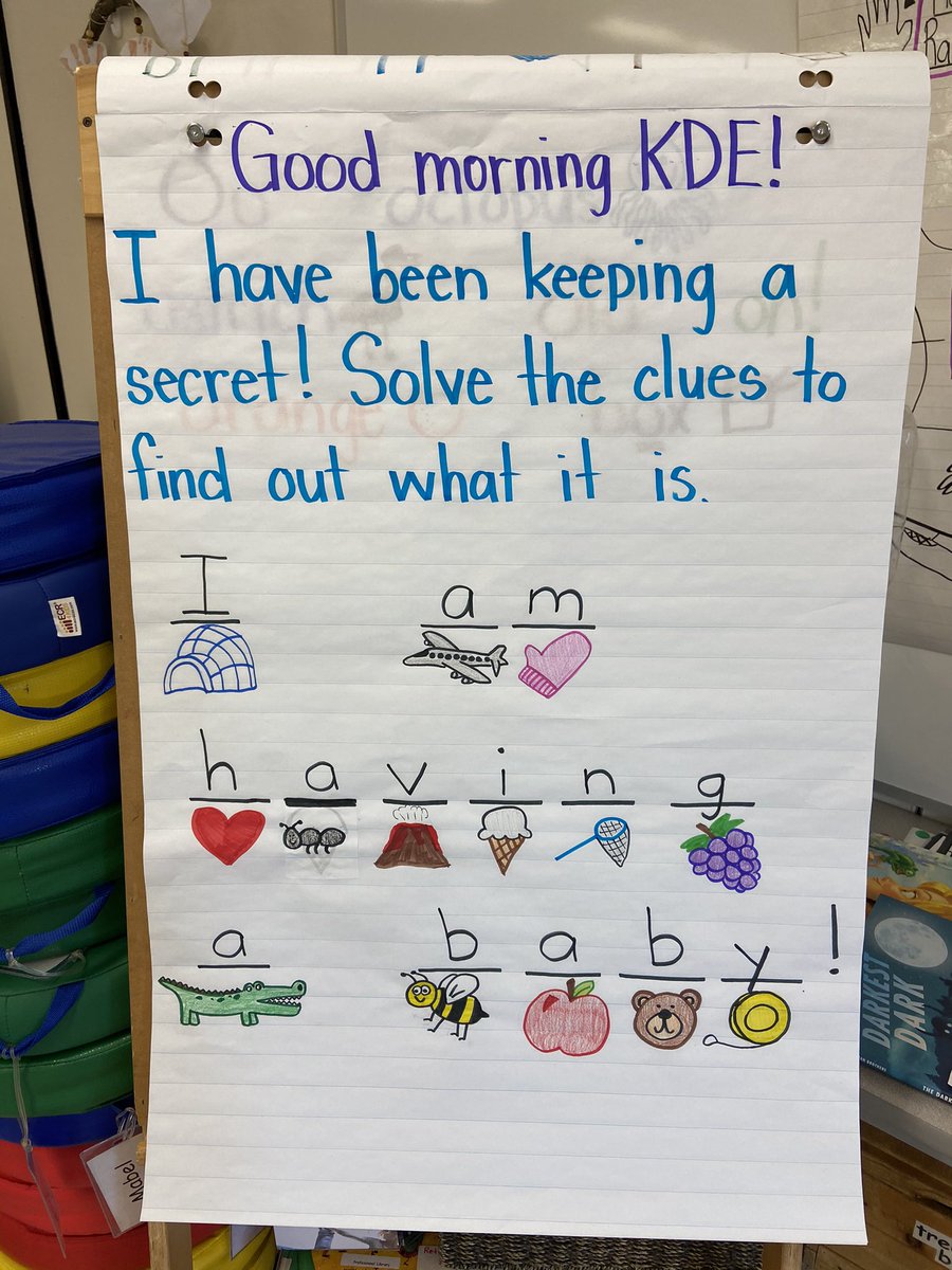 I shared some exciting news with our students today! 😊