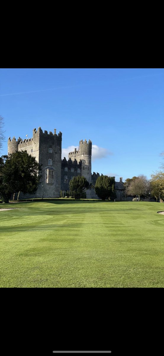 MooneyAdrian's tweet photo. Only one thing missing from this pic of the 18th @kilkeacastle and that’s golfers! Looking forward to meeting Golf Tour Operators from around the world tomorrow as we kick off #IGTMLinks @Failte_Ireland @TourismIreland #golf #Ireland https://t.co/4jUin6d5Yc