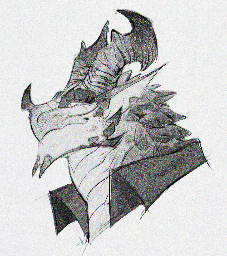 been doing Dragonborn portraits as warmups recently