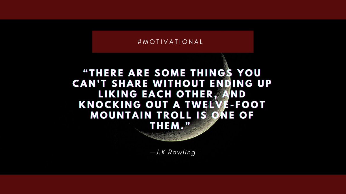 timeturnerpod's tweet photo. “There are some things you can't share without ending up liking each other, and knocking out a twelve-foot mountain troll is one of them.” ~ J.K Rowling
.
.
.
.

#harrypotter #Motivatioal #wordsofwisdon #wizard #friendship https://t.co/FYr7FaSjDs