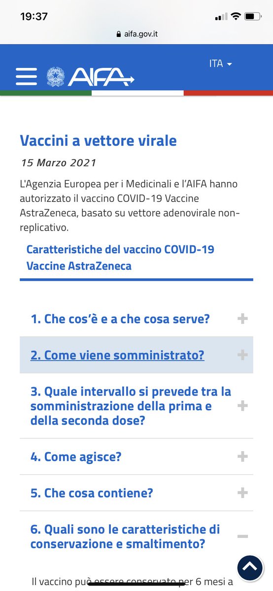 Il #vaccino #Astrazeneca non si butta a fine giornata. Se proprio vi serve un eroe, lasciate perdere #giornalisti e sedicenti tali. <a href="/AstraZeneca/">AstraZeneca</a> #scanzi #AndreaScanzi 
aifa.gov.it/domande-e-risp…