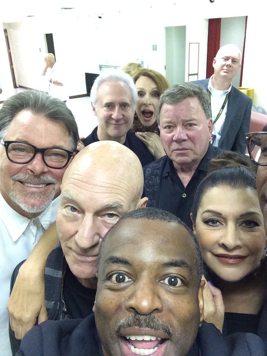 levarburton's tweet photo. Happy Birthday, ⁦@WilliamShatner⁩! 
You have been and will always will be a family member to us all! https://t.co/iZn9PSPwIX