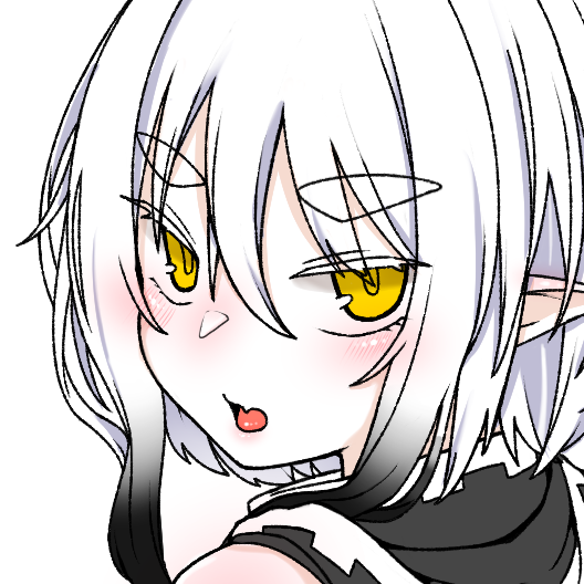 お顔が可愛く描けたので、割とお気に入り・・、。 