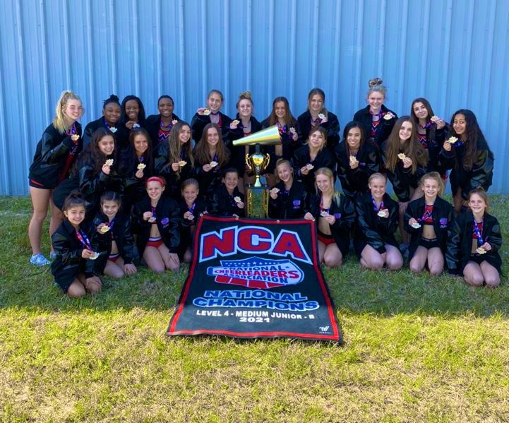 Our NCA jackets, trophy and banner came in 🤩 #WEsoMAJOR #ATM #BossUp #NCAChamps <a href="/VarsityAllStar/">Varsity All Star</a> <a href="/NCAupdates/">NCA</a> <a href="/WoodlandsCheer/">Woodlands Elite Cheer Co.</a>