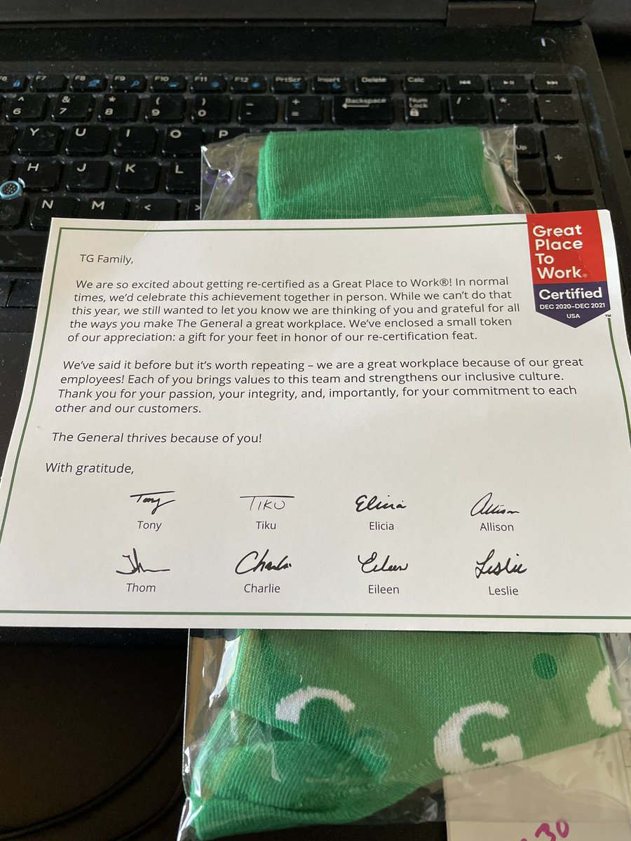 Once again we 'sock' it to the competition here at @TheGeneralAuto  #GreatPlaceToWork #Certified #QualityInsurance from a magnificent company