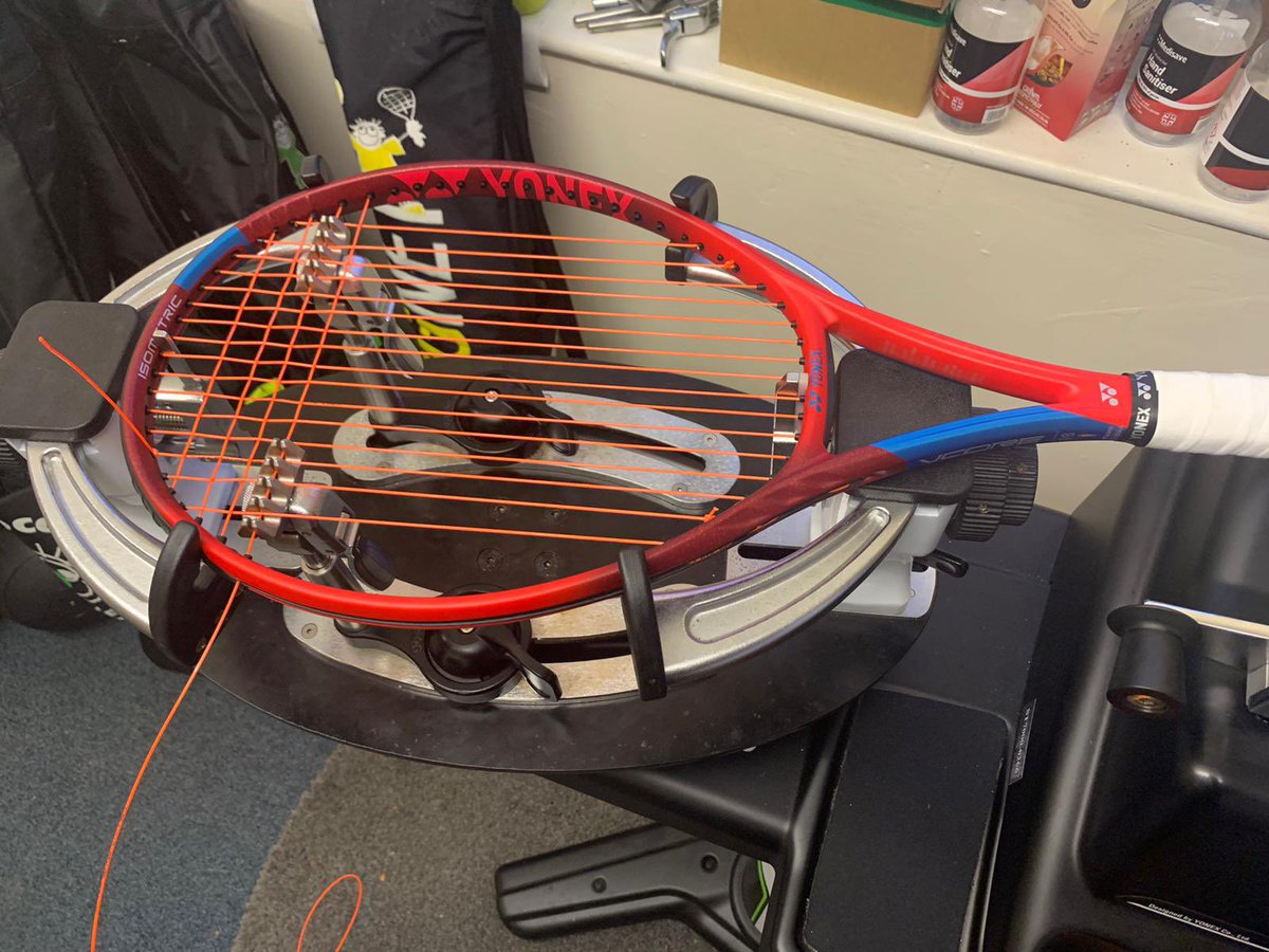 AATennis4's tweet photo. 1 week to go until we are back on court! 🎉

If you want a freshly restringed racket to hop on court with on the 29th March, contact Andy to arrange! 🎾

#yonex #yonextennis @yonextennis_uk @yonex_tennis https://t.co/jIeVcn2rZD
