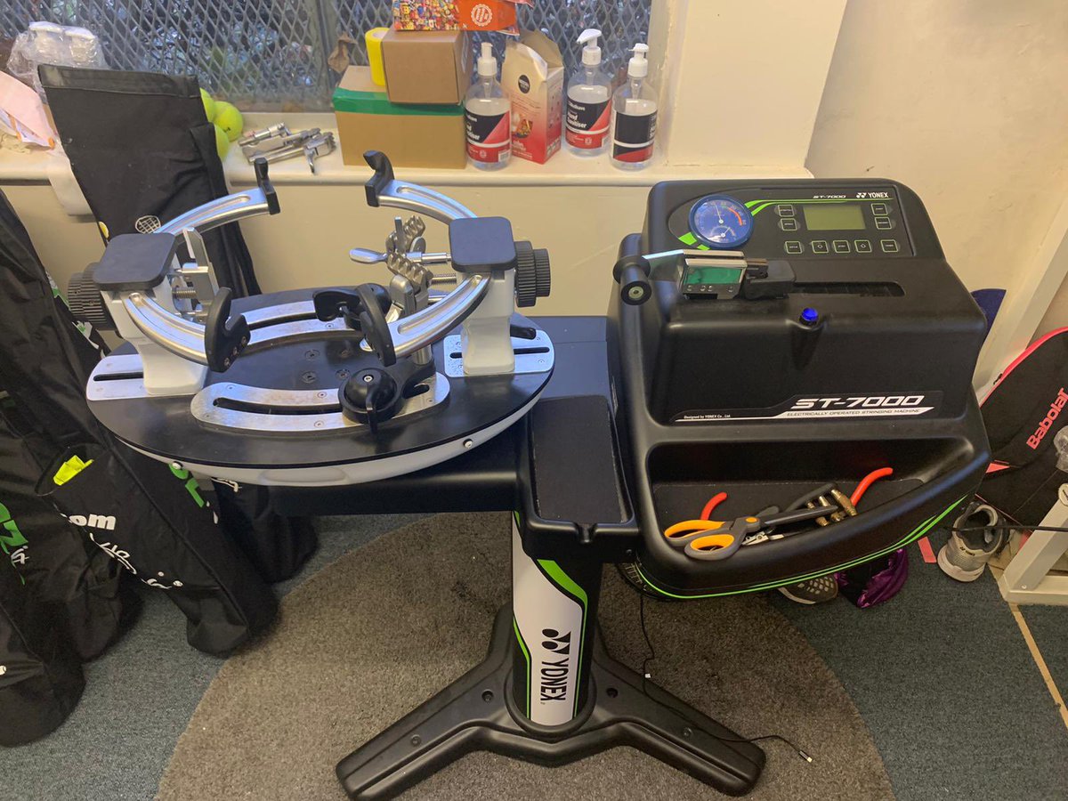 AATennis4's tweet photo. 1 week to go until we are back on court! 🎉

If you want a freshly restringed racket to hop on court with on the 29th March, contact Andy to arrange! 🎾

#yonex #yonextennis @yonextennis_uk @yonex_tennis https://t.co/jIeVcn2rZD