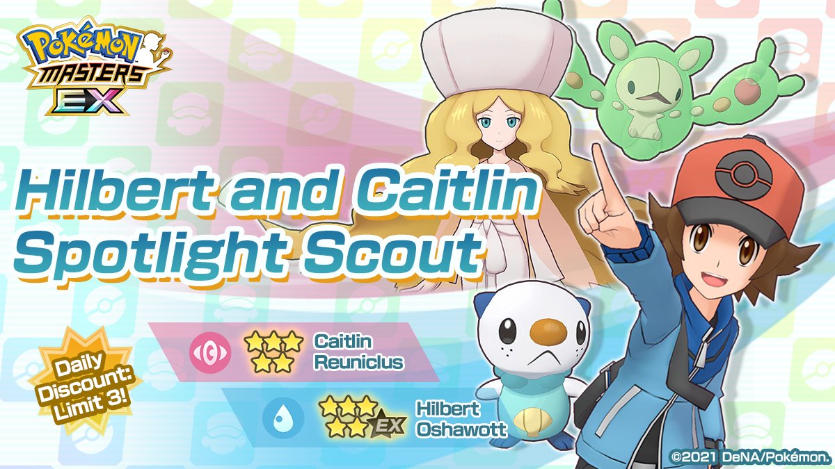 Lucho Oshawott Catleya Pokémon Masters