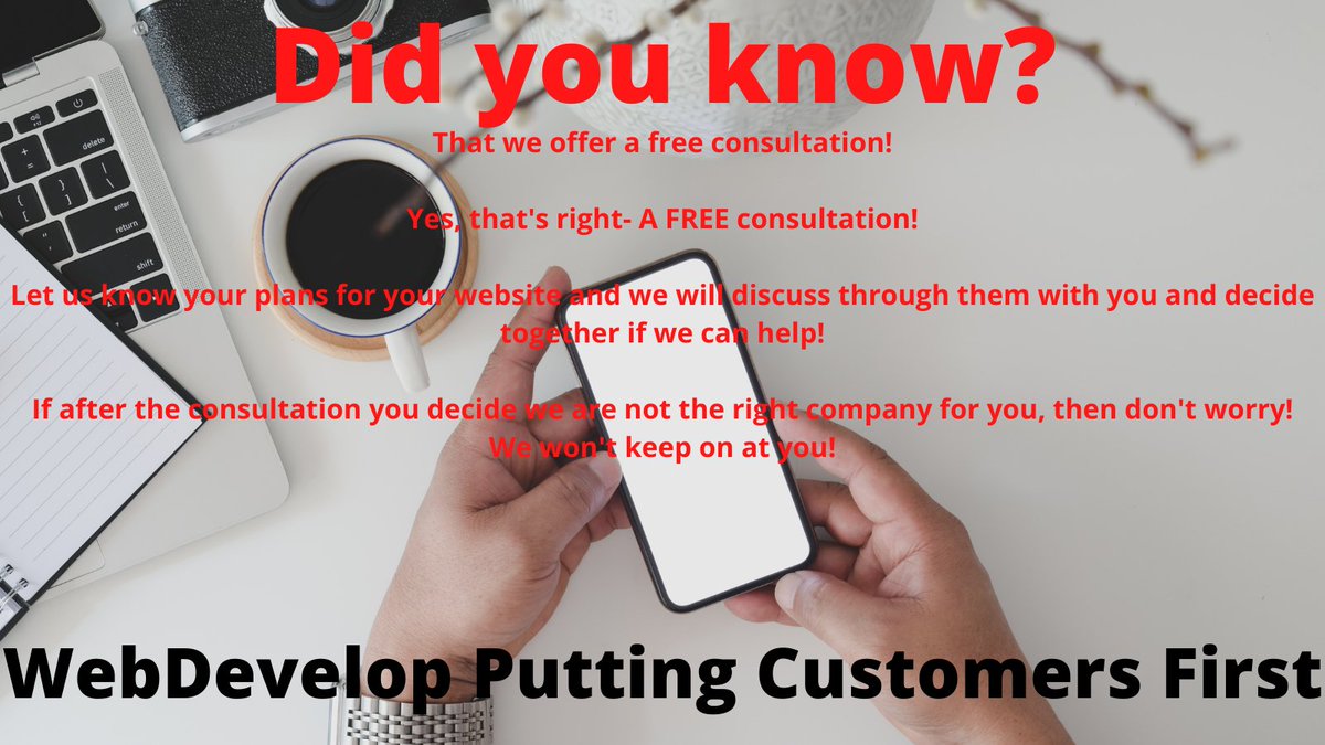 WebDevelop9's tweet image. Fancy a free consultation to discuss through your ideas? Yes! Then get in touch and book one today!
#websitedevelopment #website #new #design #online #free