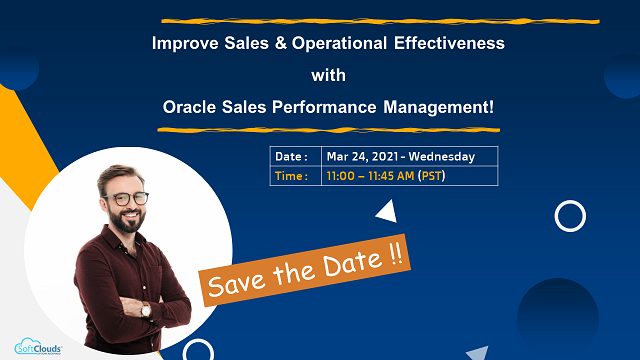 asokan_telecom's tweet image. 2 days to go!! 
#SoftClouds webinar on &quot;How to Improve Sales &amp;amp; Operational Effectiveness with Oracle Sales Performance Management&quot;. Register now - bit.ly/3qxitEk

#OracleSales #SPPM #SalesPlanning @SpirosMargaris @JimMarous @BrettKing @Xbond49 @leimer @jaypalter @ahier