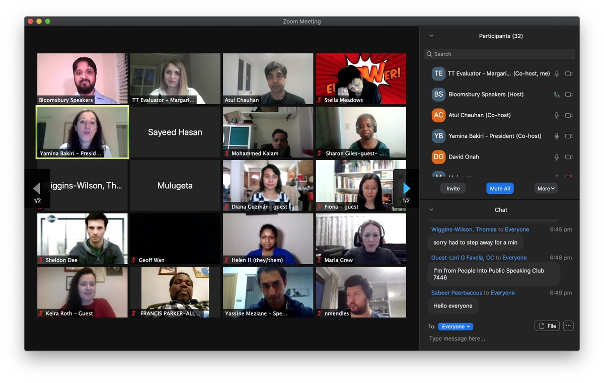 Join our open house meeting right now!  #toastmasters  #publicspeaking  us02web.zoom.us/j/9565325137