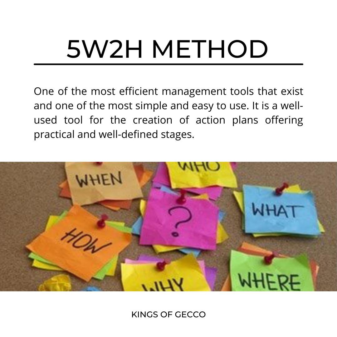 KGecco's tweet photo. The 5W2H #methodology is one of the most efficient and simple to use! Check out these posts to #learn more about it! #GeCCo2021 #GeCCoAdventure #IPMAYoungCrew #GeCCoYoungCrew #projectmanagement https://t.co/L7xMU9OWHY