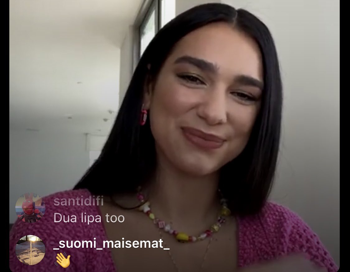 dlipanews's tweet photo. Dua Lipa on Instagram Live with Elton John (@eltonofficial) earlier! https://t.co/tPwqchadIW