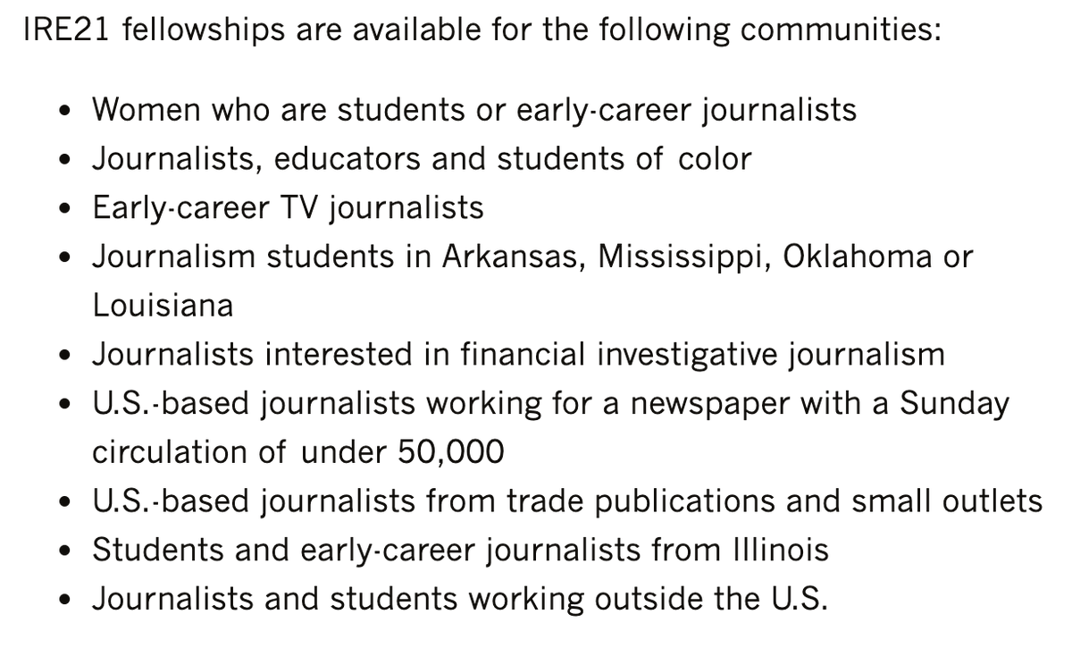TishaESPN's tweet photo. I am so often asked by fellow journalists about how I became an investigative reporter. I absorbed everything I could from @IRE_NICAR by attending its annual conferences and workshops. There are now so many fellowships to cover the costs - so go apply! https://t.co/8ScX6xcOKp https://t.co/yC16CQP2qk