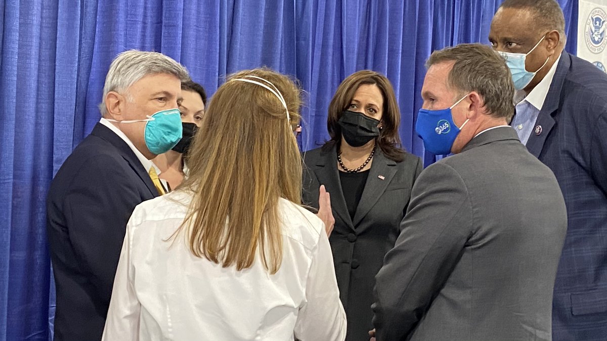 Today <a href="/FDACS/">Florida Dept. of Agriculture & Consumer Services</a> Commissioner <a href="/NikkiFried/">Nikki Fried</a>, Congressman <a href="/AlLawsonJr/">Al Lawson</a> and I welcomed <a href="/VP/">Vice President JD Vance</a> <a href="/KamalaHarris/">Kamala Harris</a> to Jacksonville. We visited the Gateway #Covid vaccination site in NW Jax. 

She &amp; <a href="/POTUS/">President Donald J. Trump</a> reminding people that #HelpIsHere!