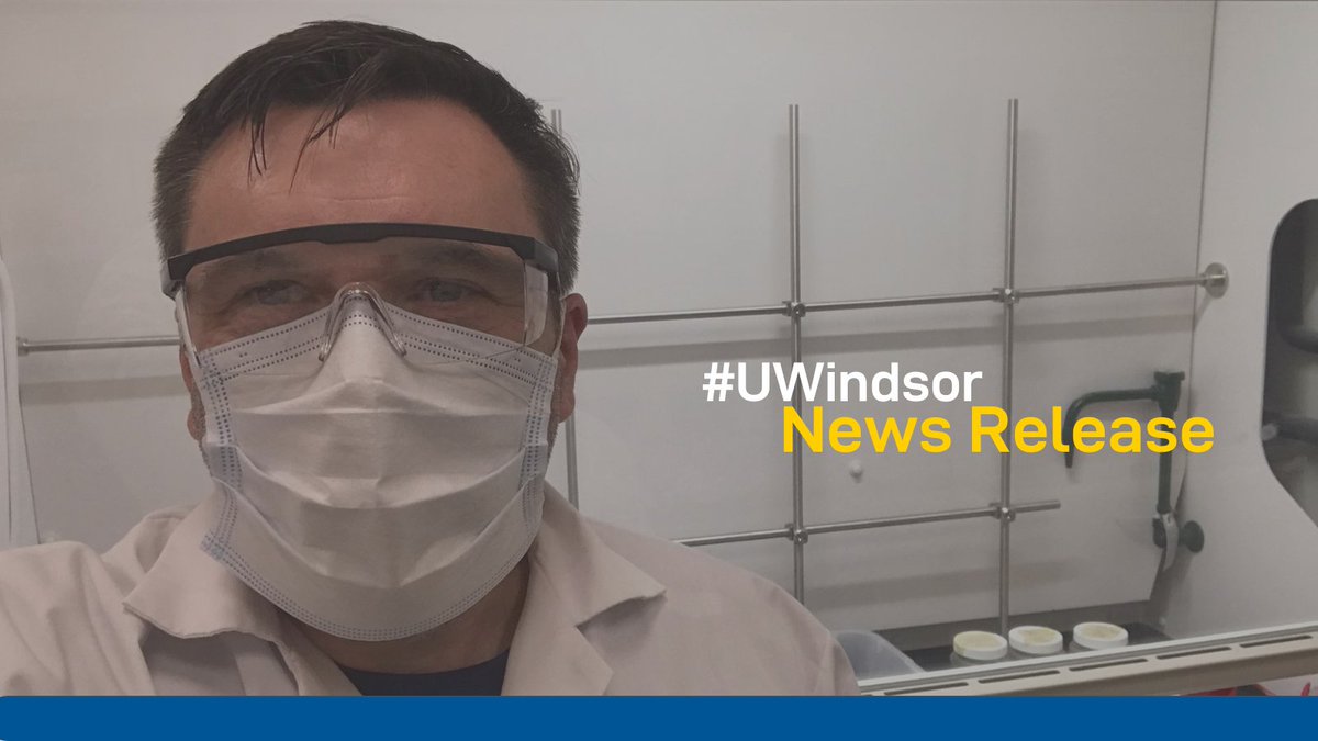 UWindsor's .<a href="/GLIERUWINDSOR/">GLIER at UWindsor</a>  have developed an early warning system for COVID-19 outbreaks and are receiving $540,000 from the <a href="/ONenvironment/">Environment Ontario</a>