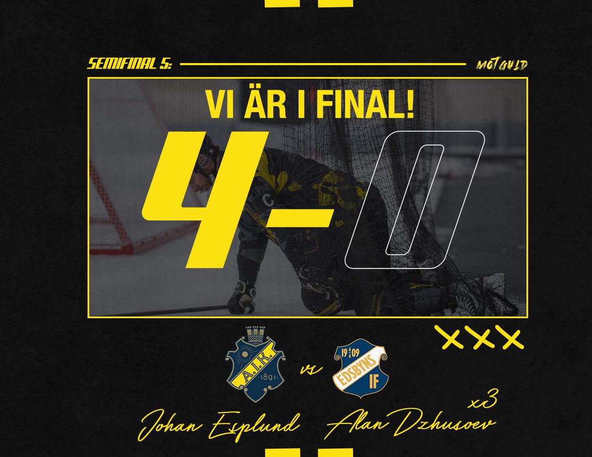 JAAAAAAAAAAAAAAAA
VI ÄR I SM-FINAL