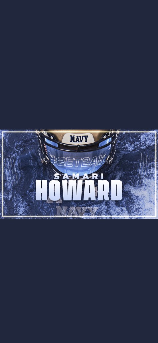 samari_howard8's tweet photo. After a amazing conversation with @CoachJoeDuPaix I have been offered by the United States Naval Academy #GoNavy #BeatArmy 💙⚓️ @coachsadler @CoachKnox3 @_Recruit_Temple @Storm24Tx https://t.co/Mq1TgL5cO7
