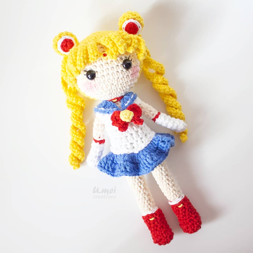 UmeiCreations's tweet photo. Sailor Moon! 🌙 
#sailormoon #crochetdoll https://t.co/8HYsY6bRJ6
