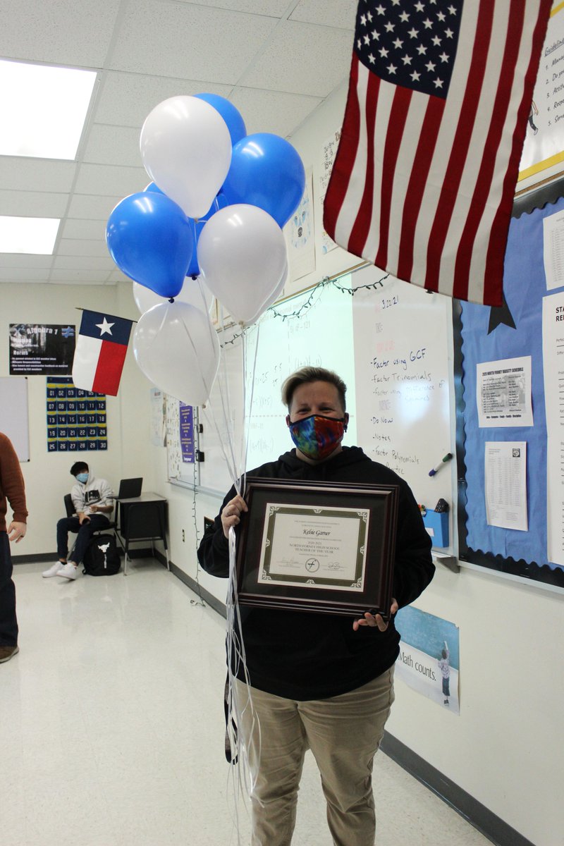 NFHS_TrueNorth's tweet photo. A huge congrats goes out to our 2020-21 NF Teacher of the Year, @NFSoftball Coach and Algebra I teacher, Kelsie Garner! Coach Garner, thank you for your constant support and commitment to our Falcons! You are the epitome of #trueNorth #excellence in your role as an educator! https://t.co/ESVCKtazb0
