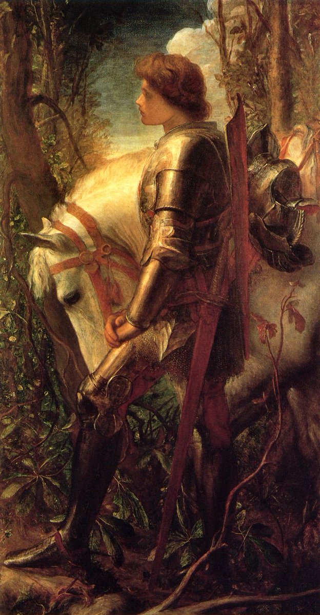 Sir Galahad #georgefrederickwatts #romanticism